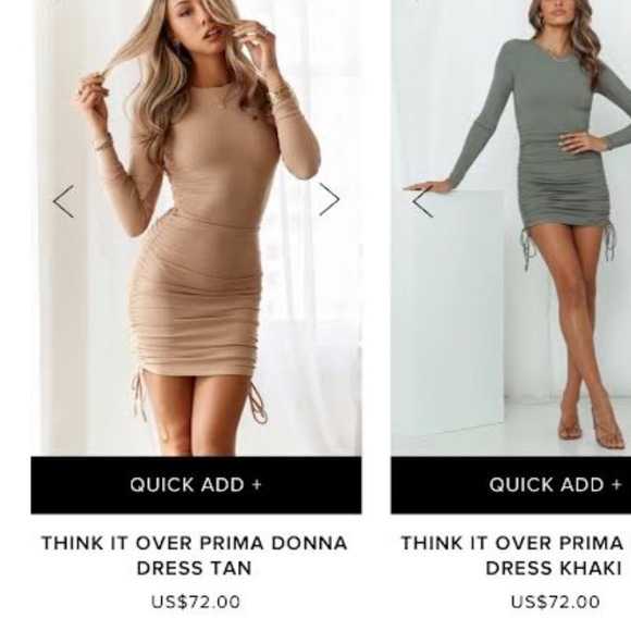 Drawstring dress - Picture 2 of 2